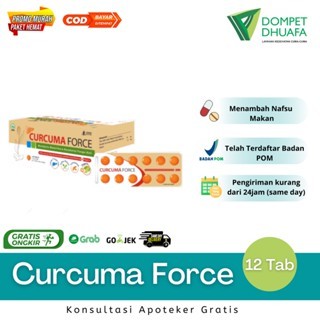 Curcuma force 1 strip isi 12 tabalet