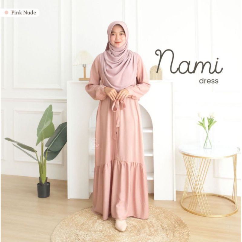 nami dress / baju muslim wanita / gamis rayon premium / gamis ceruty / gamis kondangan / gamis wanit