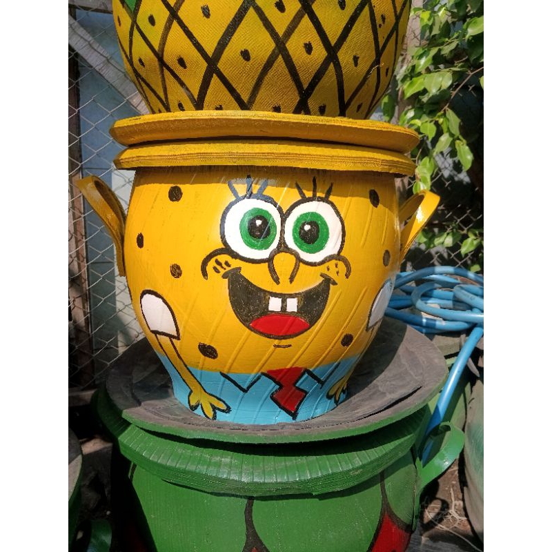 TEMPAT SAMPAH BESAR Strawberry,spongebob, AngryBird dan bisa custom gambar sesuai yang anda inginkan