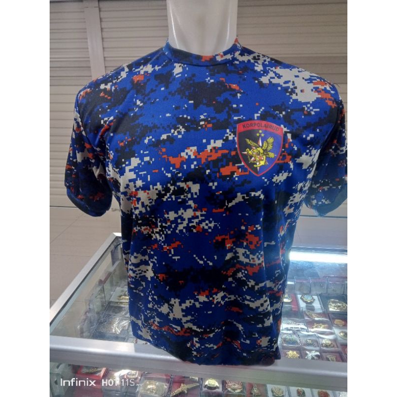 Kaos Dalaman Loreng Polairud