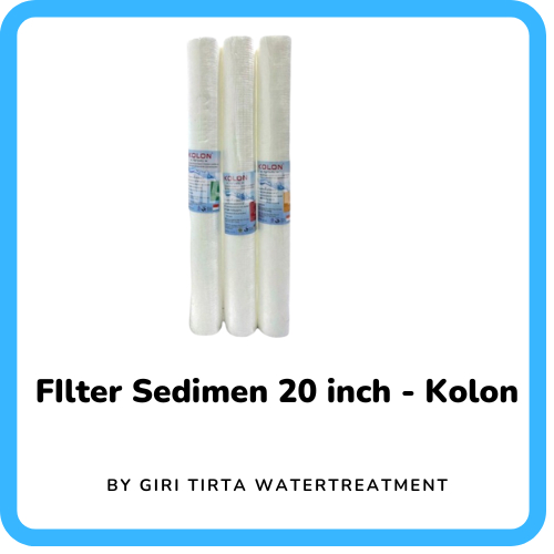 Giri Tirta - Catridge Filter Sedimen 20" inch kolon - Penyaring padatan kasar
