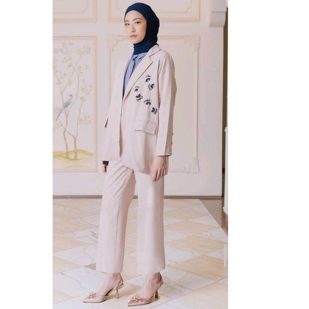 Fadhiya Blazer Pink - Blazer Wanita - Jenna&Kaia Lampung