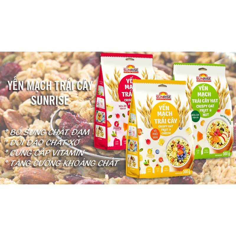 

YEN MACH TRAI CAY OATMEAL 300gr