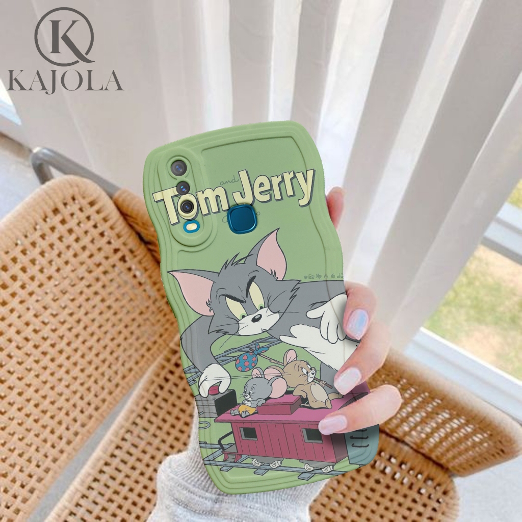 Case Gelombang VIVO Y17 Motif Aesthetic Bahan Softcase silicon Lentur - Skin / Casing Handpone - Ces