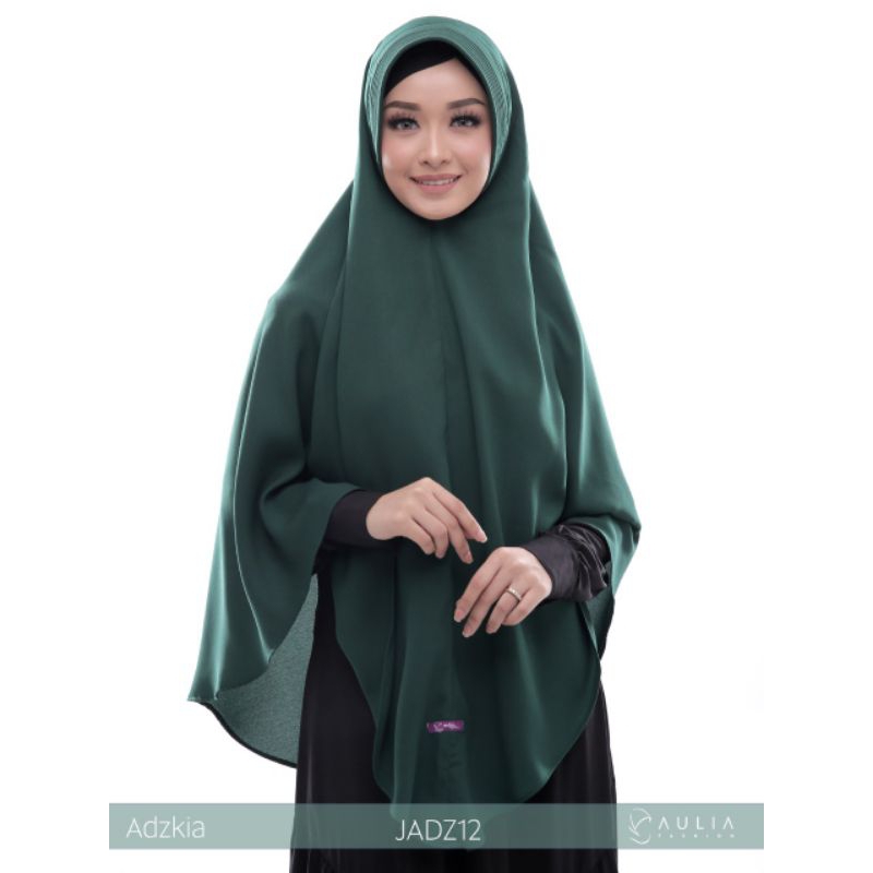 Jilbab Adzkia emerald by Aulia fashion