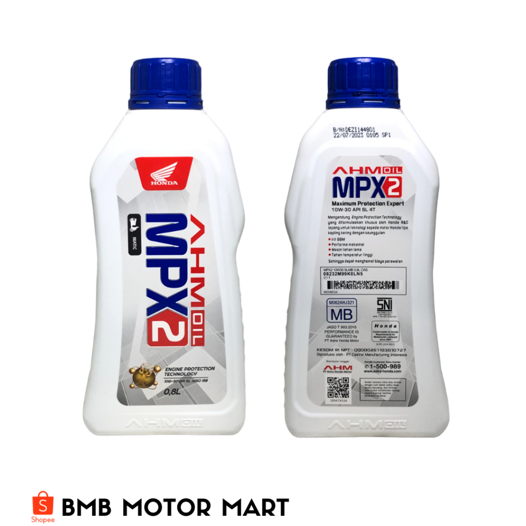 OLI MPX2 0,8L AHM ASLI ORIGINAL BARCODE BISA DI SCAN UNTUK CEK KEASLIAN