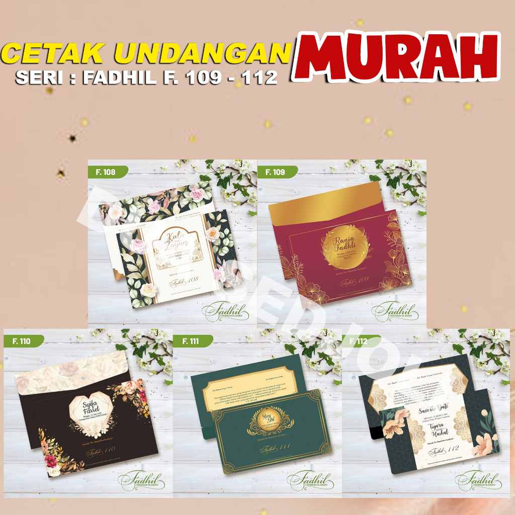 UNDANGAN FADHIL 102 - 112
