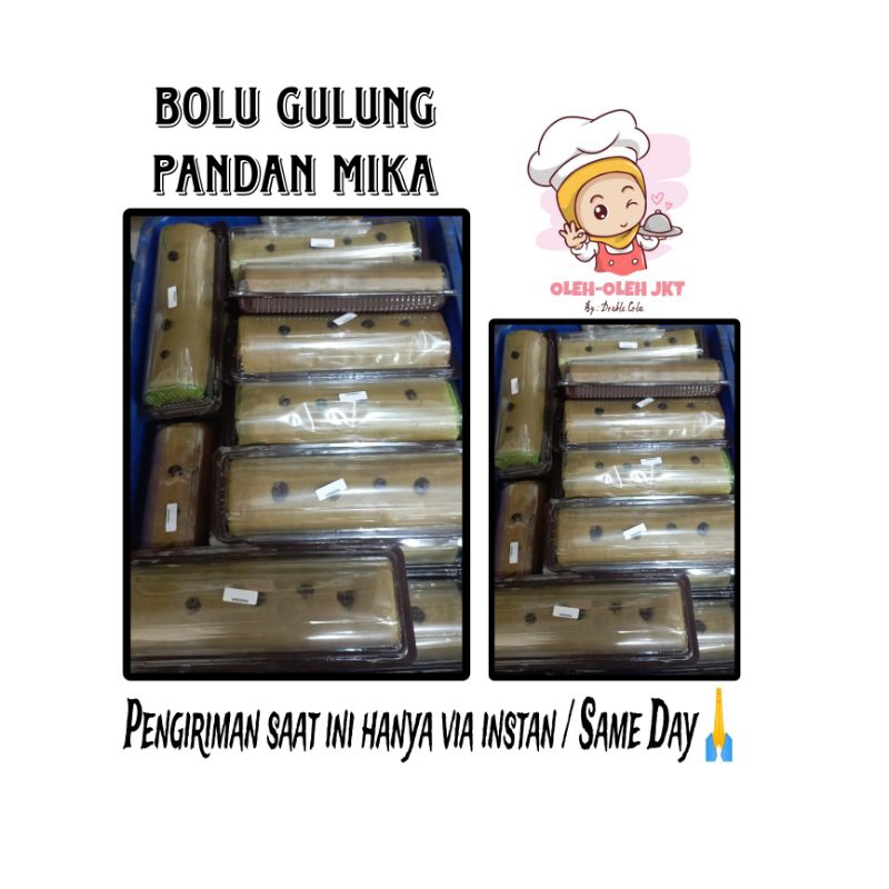 

Bolu Gulung Pandan Mika / Bolu Gulung Double Cola / Bolu Gulung