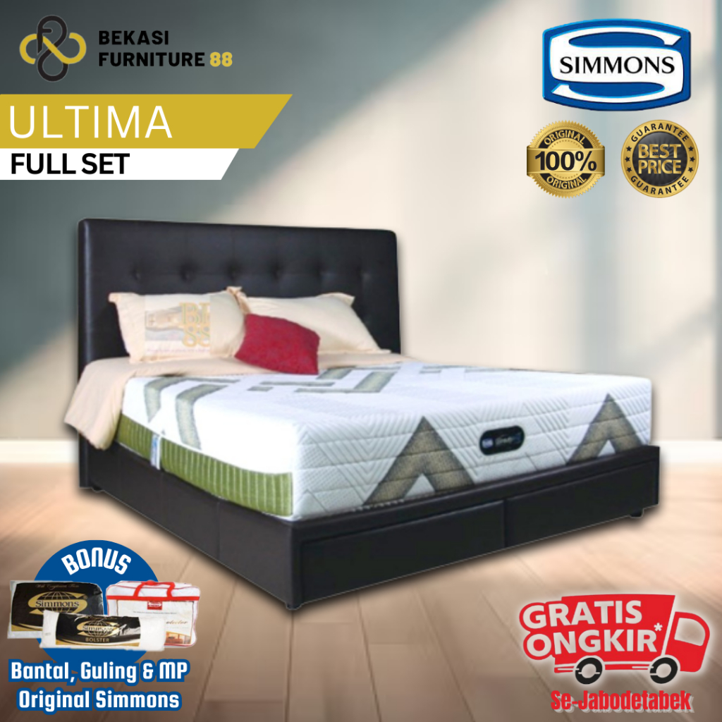 FULL SET Kasur SIMMONS Spring bed "BeautyRest Series" Ultima