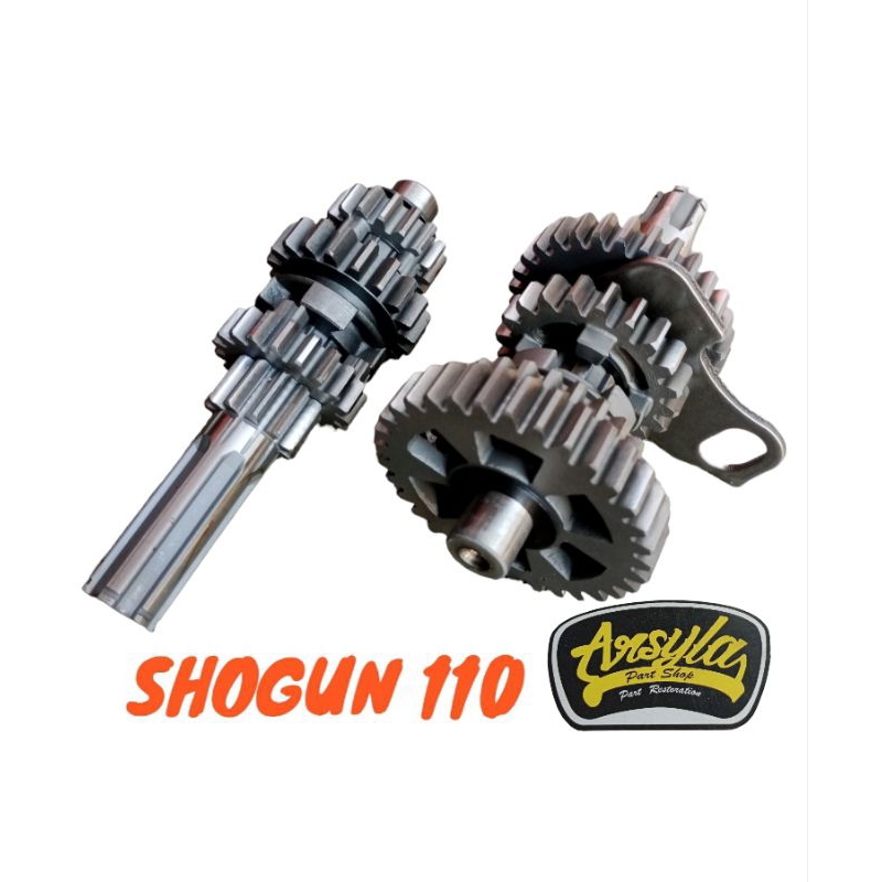 gigi gear rasio set Suzuki Shogun 110 Shogun new 110 Shogun kebo