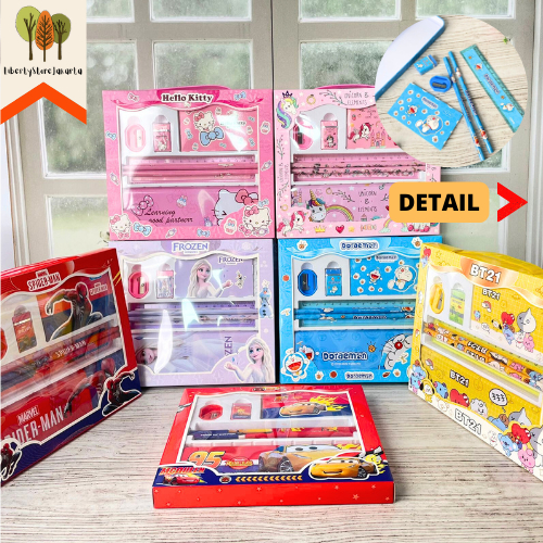 

Paket Alat Tulis 7 in 1 Yoyo 8002A Buku Kotak Pensil Penghapus Rautan Lucu Import Funny Fancy Stuff Best Gift Hampers Souvenir Stationery For School Alat Tulis Kantor Sekolah Ready Grosir Kado Ulang Tahun READY COD
