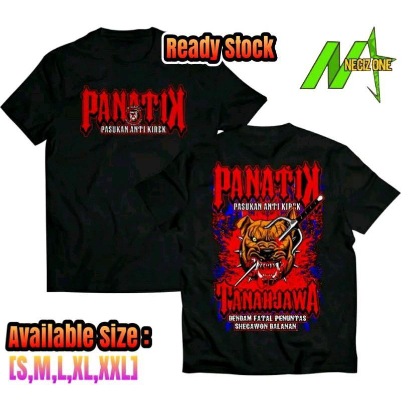 KAOS SABLON PANATIK PASUKAN ANTI KIREK LENGAN PENDEK BAHAN KATUN