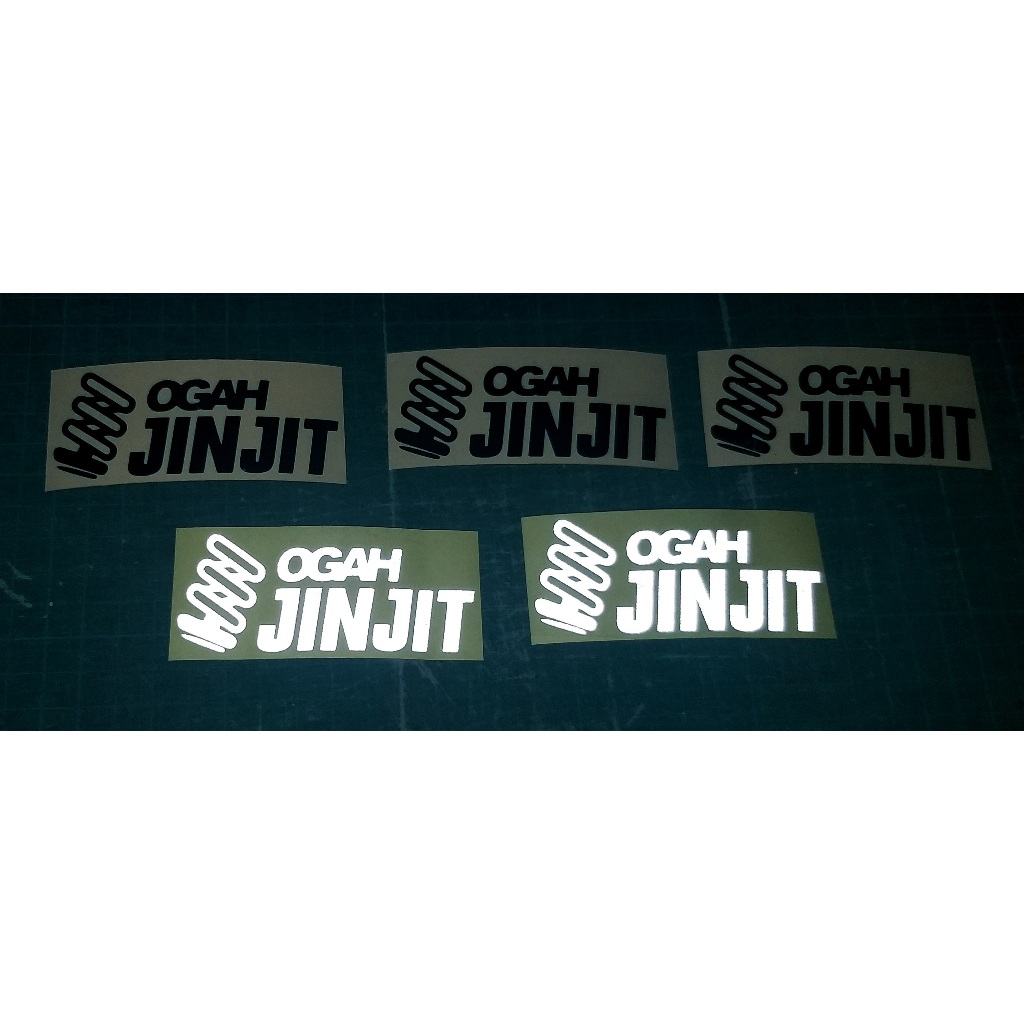 STICKER OGAH JINJIT REFLECTIVE