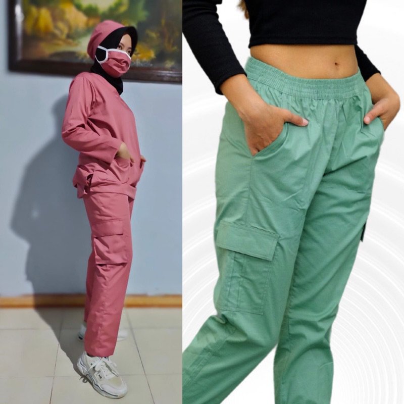 Baju Oka Lengan Panjang / Baju Oka Celana Cargo