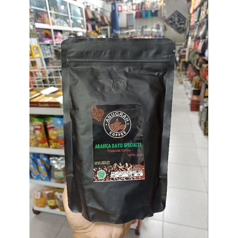 

Kopi Gayo asli Aceh Arabika Specialty 250gr / Kopi Gayo Arabika Specialty khas Aceh