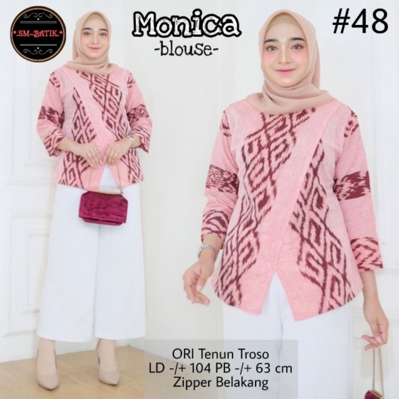 BLUS TENUN,BLUS MONICA,TENUN PINK