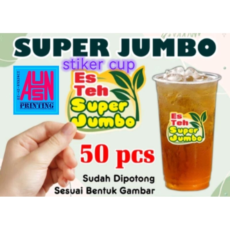 

Stiker Label Es Teh Super Jumbo bisa COD