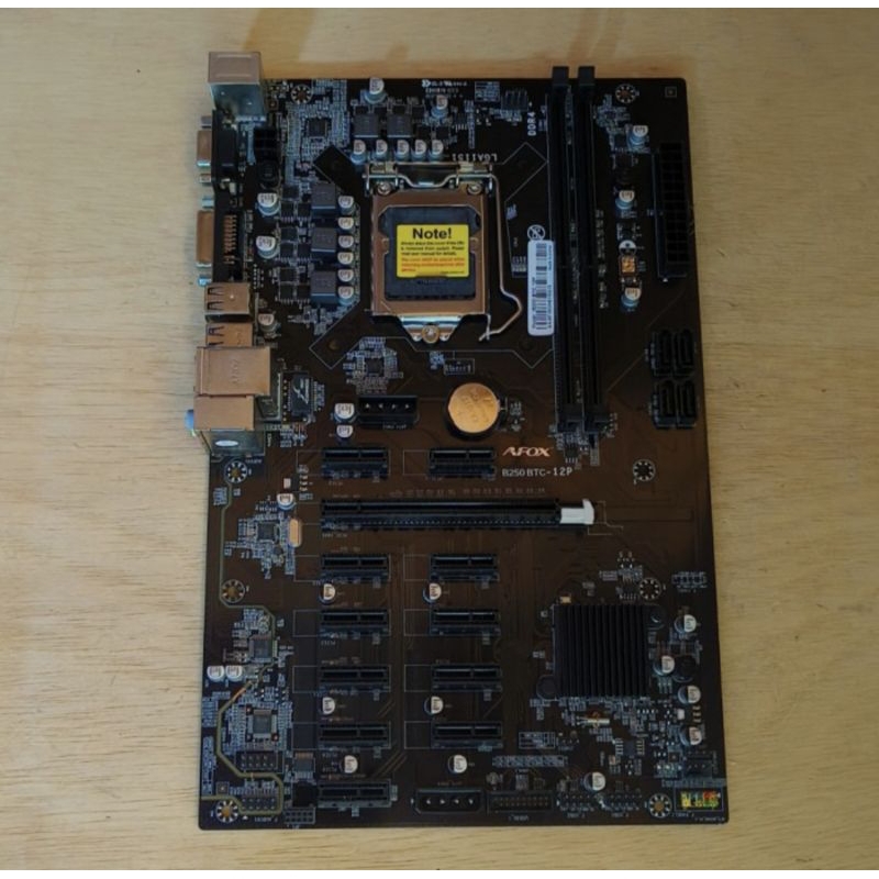 MOBO/MOTHERBOAD AFOX B250 BTC,LGA 1151 / 12'''SLOT PCI EXPRES, GEN 6 7
