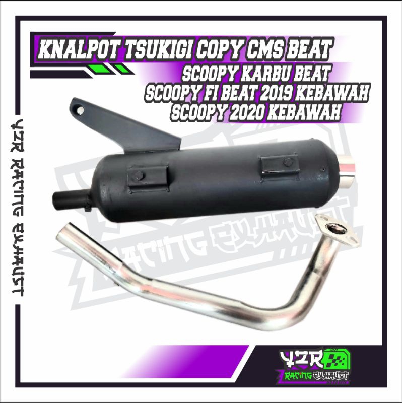 KNALPOT TSUKIGI COPY CMS VARIO 110 KARBU FINO 125 VARIO 150 NEW VARIO 125 TECHNO VARIO 125 BOHLAM MI