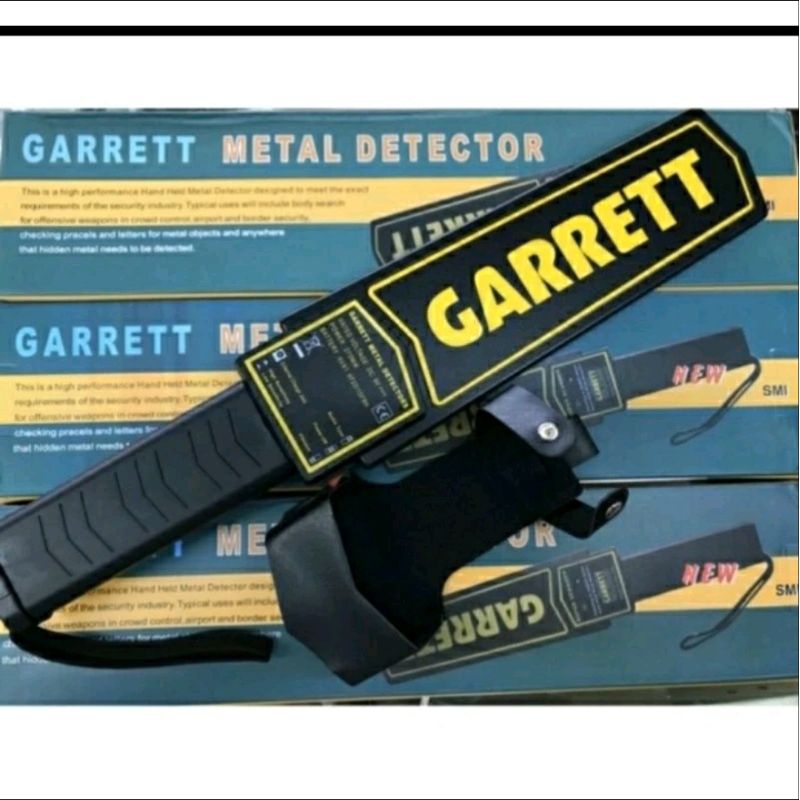 metal detector garret alat pendeteksi logam/emas/tembaga baterai garrett