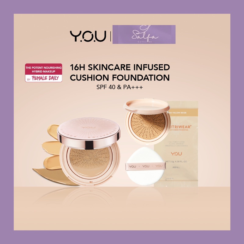 YOU NoutriWear+ Flawless Cushion Foundation || REFILL cushion