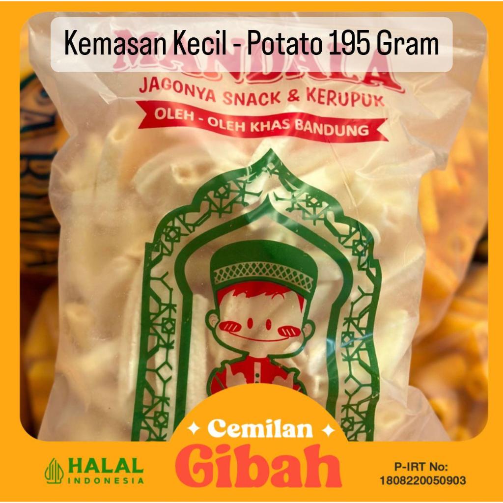 

Kemasan Kecil - Potato - Snack Kentang Goreng - 195 Gram - Mandala - Cemilan Gibah