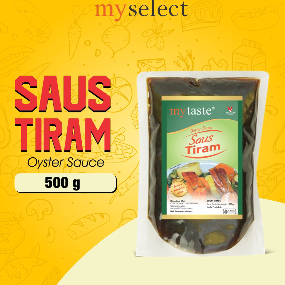 

➽✤★ My Taste Saus Tiram 500gr Saus Tiram Oyster Sauce Saus Tiram Kiloan Sachet Saus Tiram Halal Bumbu Masakan