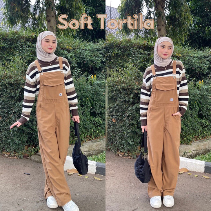 ASLIE139 Stiego-Overall corduroy /baju kodok corduroy pria & wanita *