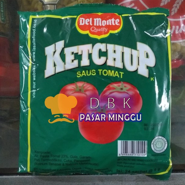 

Pasti Murah Delmonte saus sambal dan tomat1 pak (24 sachet)