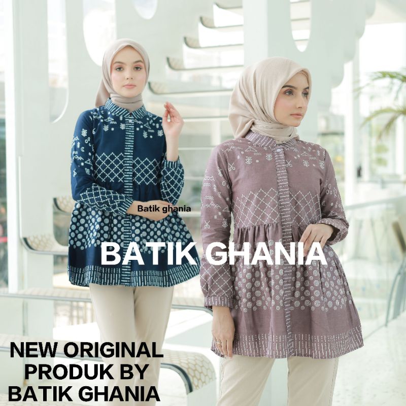 Batik Wanita Baju batik wanita modern blouse batik pagar by batik ghania