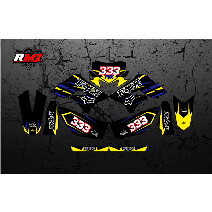 DECAL KLX 150 S/L FULLBODY (031) DEKAL STIKER D-TRACKER DTRACKER DTX LAMA 2009 2010 2011 2012 2013 2