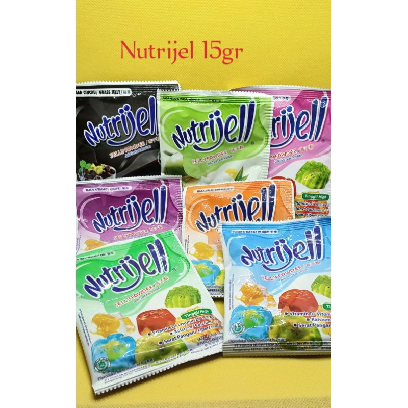 

Nutrijel Buah 45gr dan 10gr