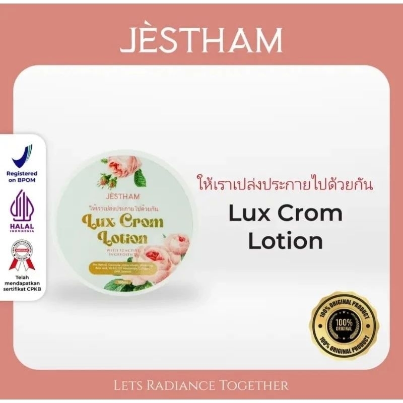 jestham brightening milk body lotion, lotion inpus, lux crom, axilla cream