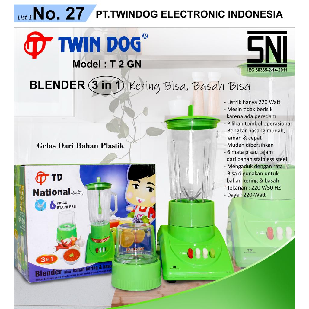BLENDER TD PLASTIK