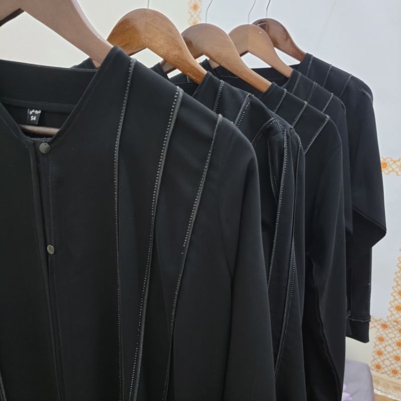 Abaya Ori import Tarim Hadramaut Yaman Gamis Hitam Arab