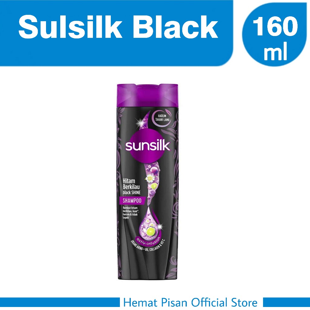 Sunsilk Shampoo Black Shine 160 ml