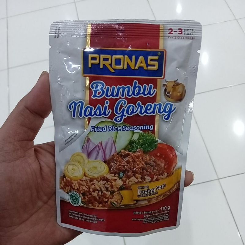 

Mahbubah - Pronas 110g Bumbu Nasi Goreng Dengan Daging Sapi Refil