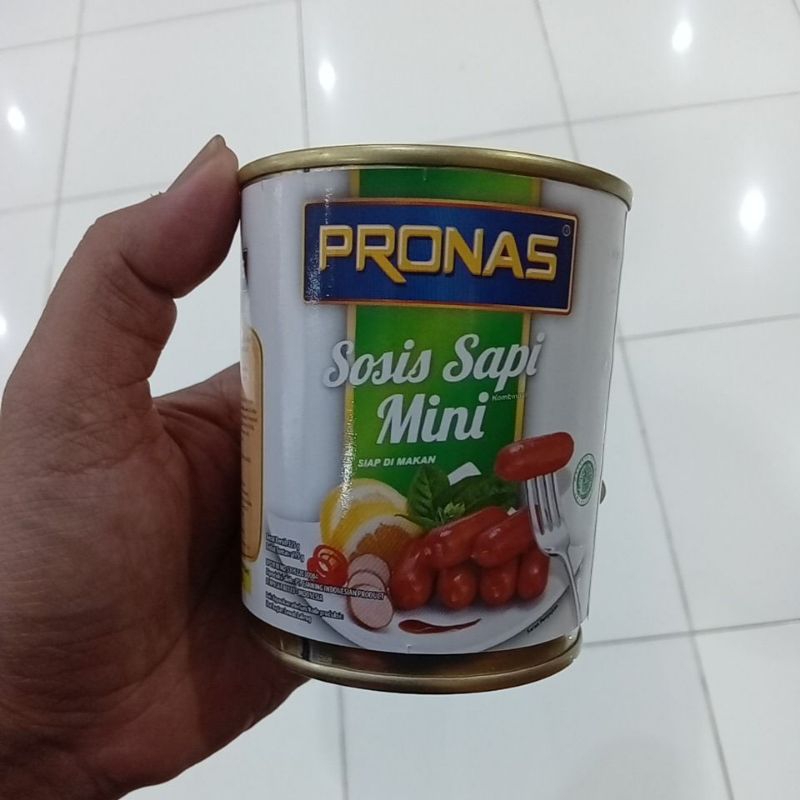 

Mahbubah - Pronas 325g Sosis Sapi Mini Kaleng