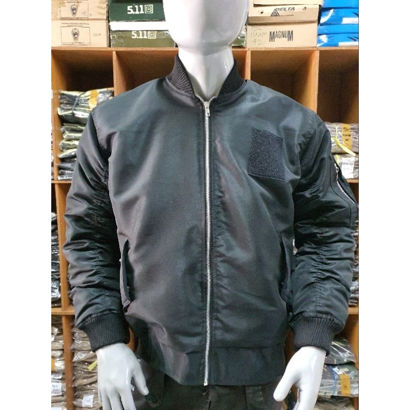 Jaket Pria Bomber Security Hitam | Jaker Pria Keren | Jaket Keren Pria