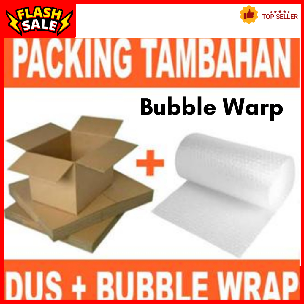 

Kardus + Bubble Wrapping Tambahan Packing AMAN- REGULER BOX