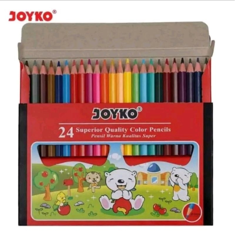 

[READY] JOYKO Superior Quality Color Pencils 24 | Pensil Warna