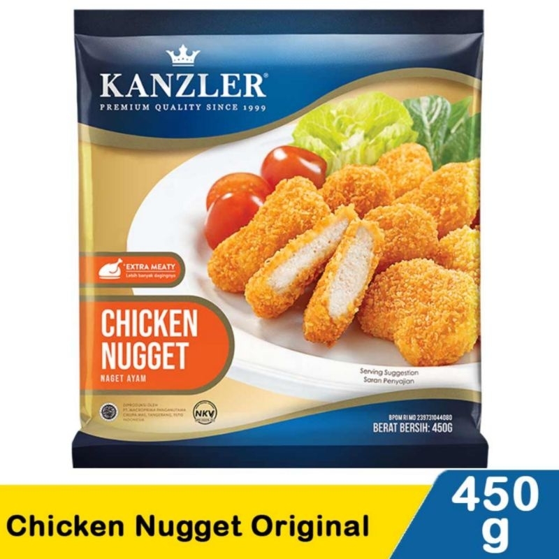 

KANZLER CHICKEN NUGGET ORIGINAL 450GRAM