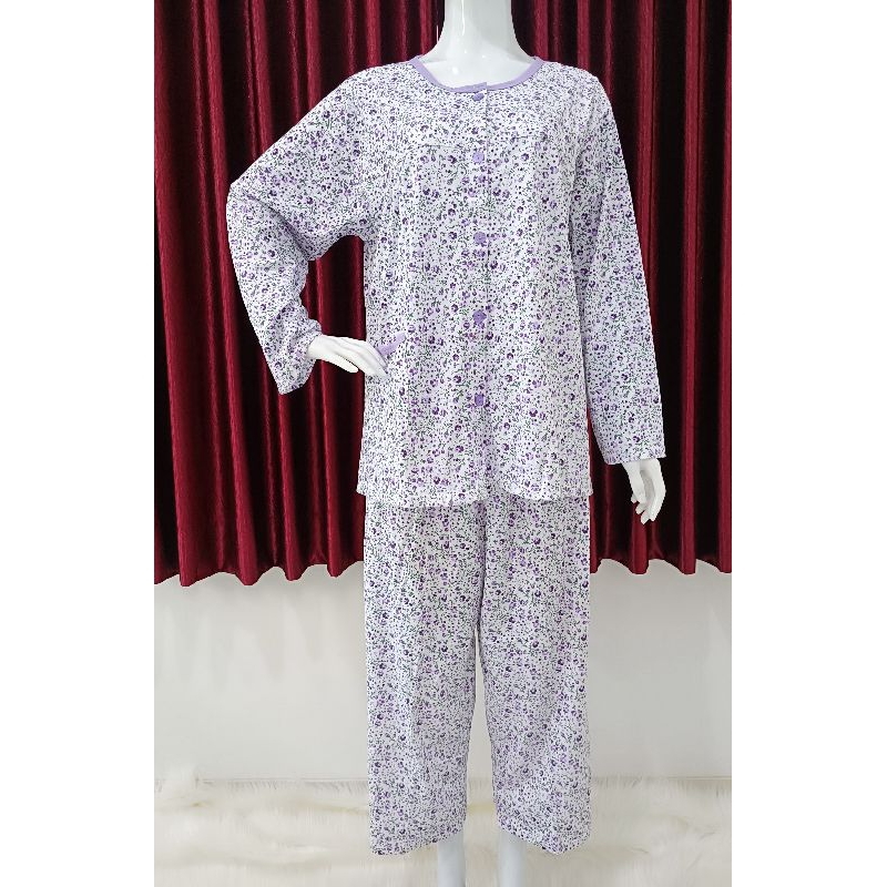 Baju Tidur Wanita/Stelan PP XXXL BKH/Full Kancing Depan/K5 Super Jumbo