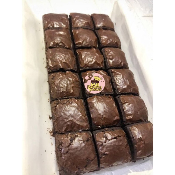 

[PROMO] Brownies Fudgy Premium Original "ORI" Tanpa Toping