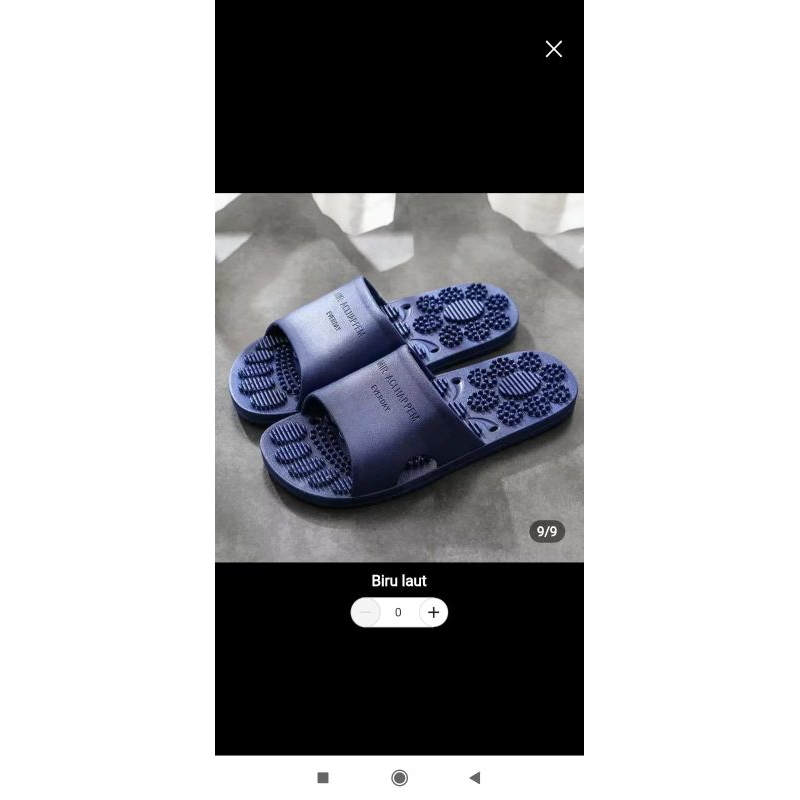 Sandal kesehatan refleksi pria wanita.