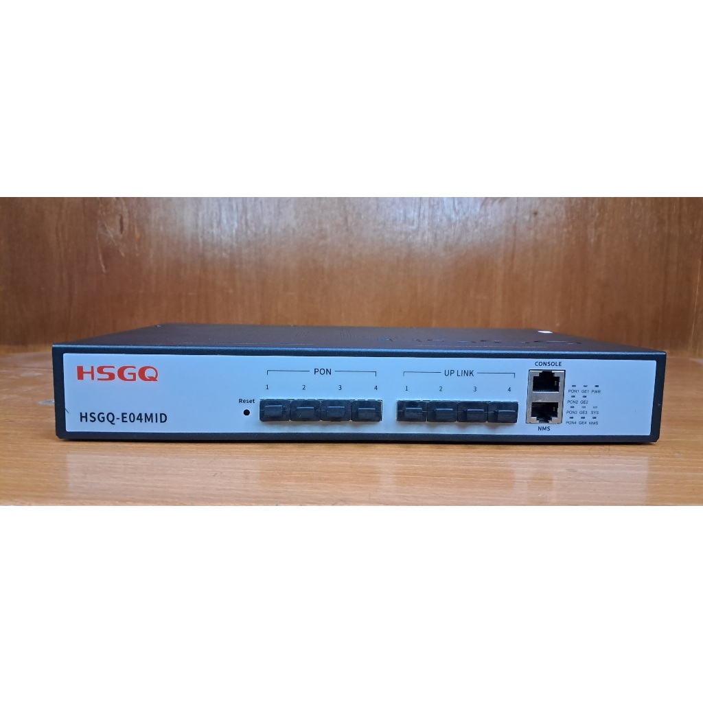 OLT Epon Mini HSGQ E04MID Garansi - HSGQ E04MID OLT Mini L2 1*NMS Port