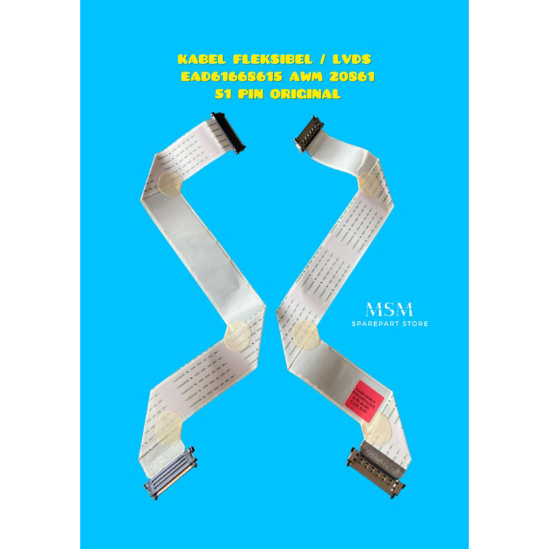 KABEL FLEKSIBEL / LVDS EAD61668615 AWM 20861 51 PIN ORIGINAL