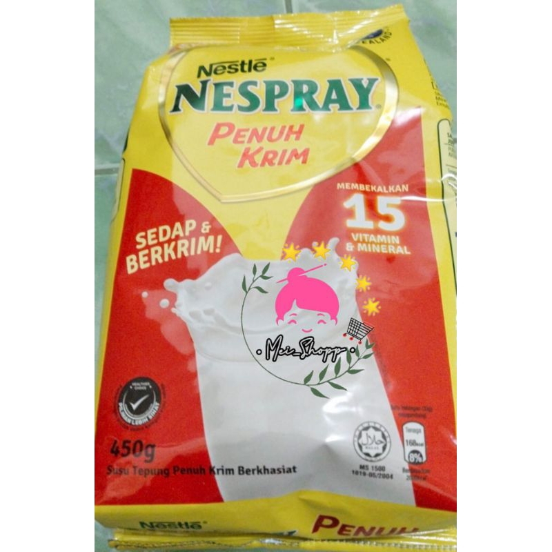 

TEPUNG SUSU NESPRAY MALAYSIA 450 GRAM