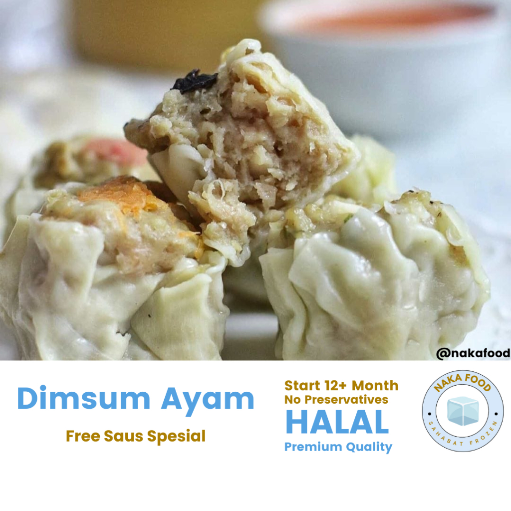 

DIMSUM AYAM PREMIUM FREE SAUS (ISI 10) Halal Tanpa Pengawet