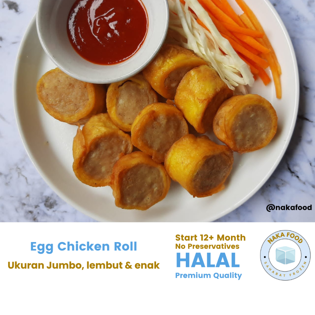 

EGG CHICKEN ROLL BENTO HOMEMADE no Pengawet